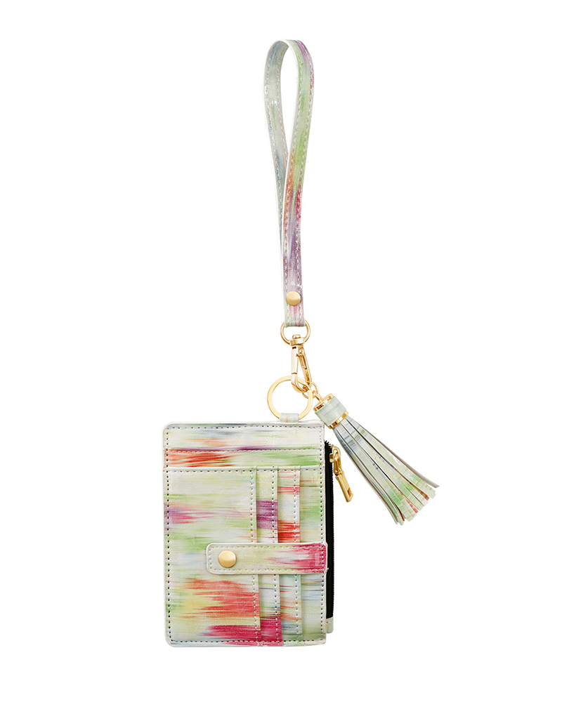 

Card Purse Tassel Bag Accessories King Ring, Green