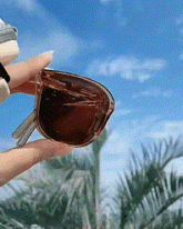 

1Pair Trendy Foldable UV Protection Sunglasses, Green