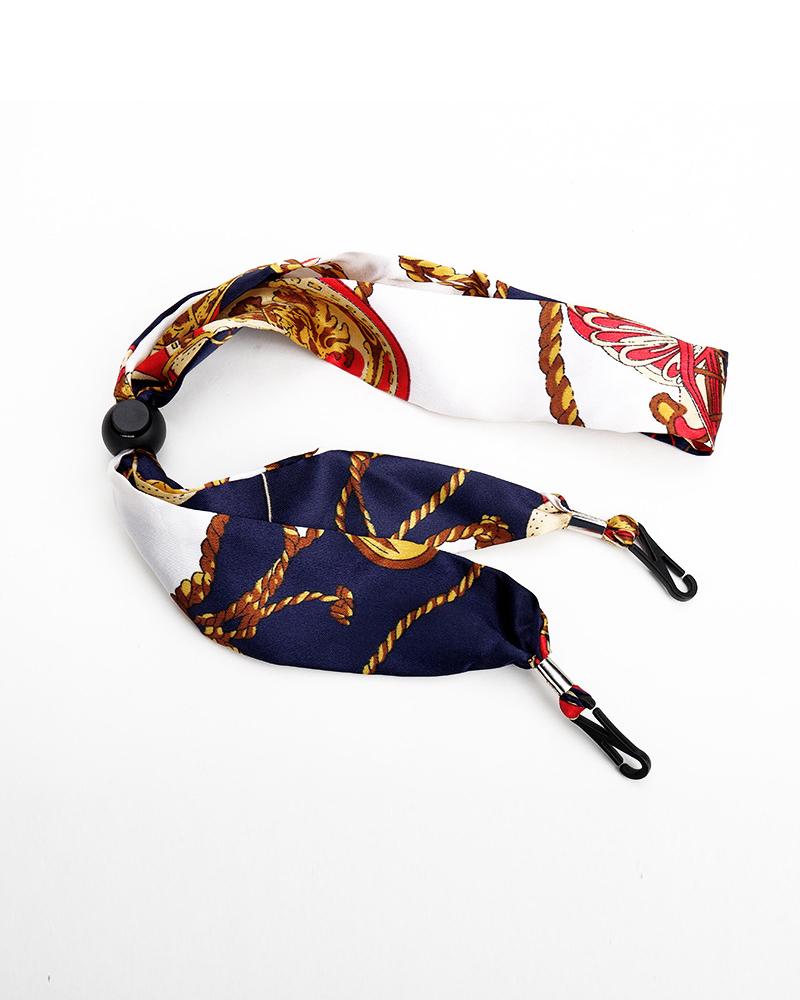 

Scarf Mask Artifact Anti-lost Mask Rope Chain Anti-strain Mask Solid Rope, Style8
