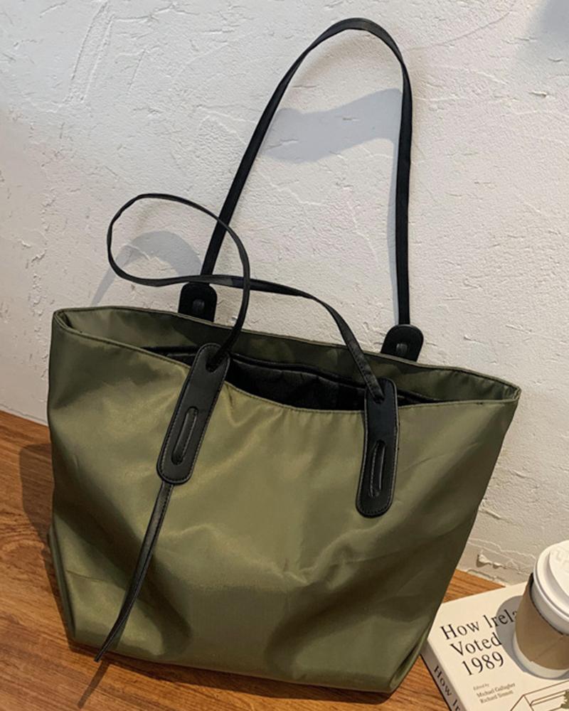 

Large Capacity Fashionable Tote Bag, Green
