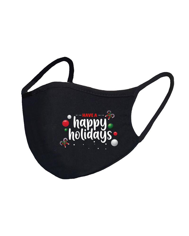 

5PCS/Set Randomly Dispatched Christmas Print Breathable Face Mask(Patterns Sent Randomly), Style2