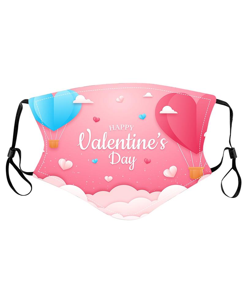 

Valentine's Day Print Ear-loop Mask, Style5