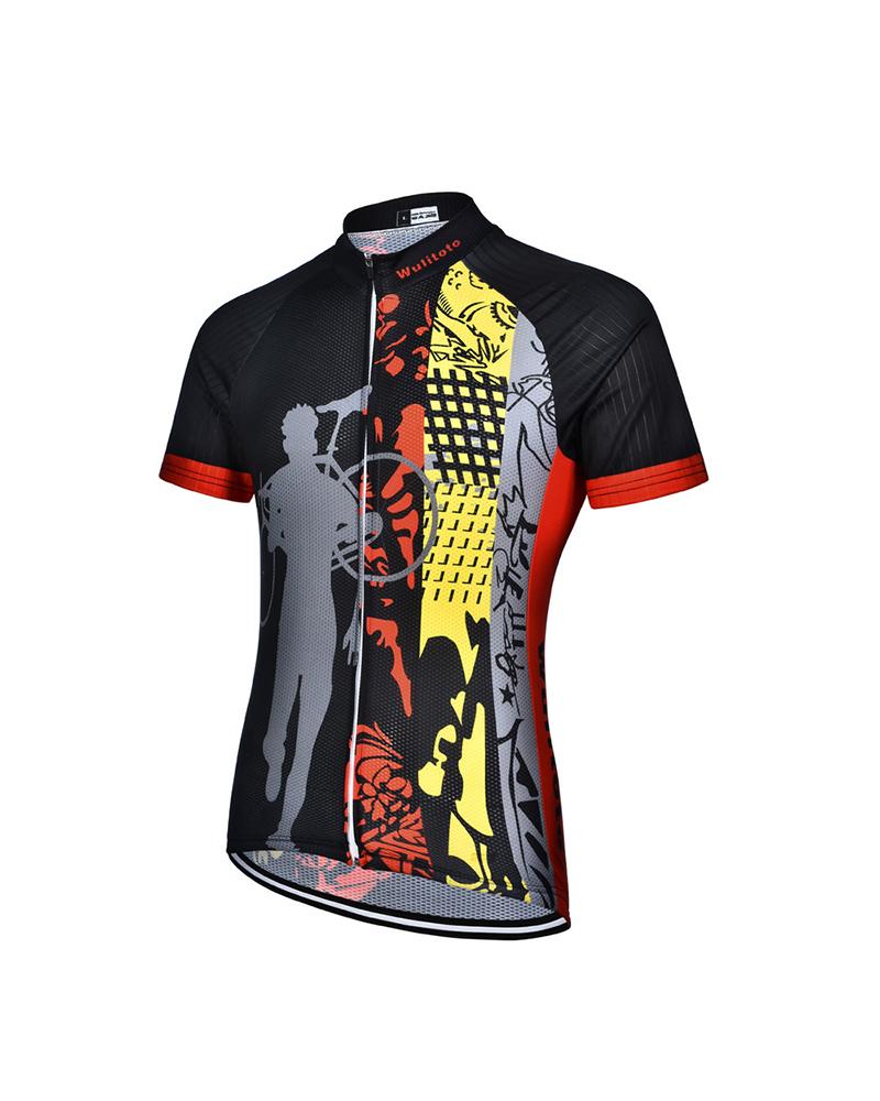 

Multicolor Patterns Print Short Sleeve Speed Dry T-shirts