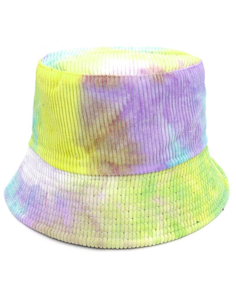 

Tie Dye Print Bucket Hat, Style3