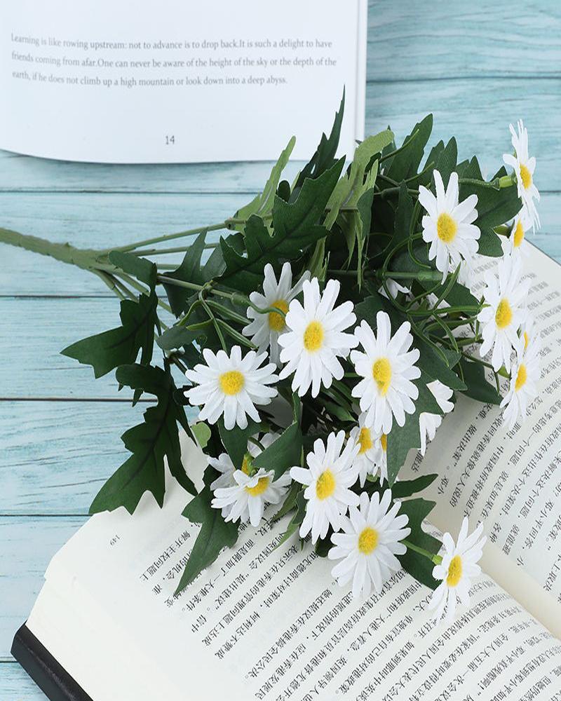 

Artificial Flowers Silk Daisy Artificial Daisy for Home Decoration, Wedding Decoration, White