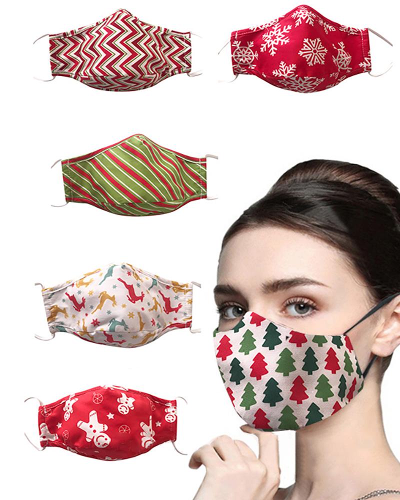

Set Randomly Dispatched Print PM2.5 Filter Face Mask, Multicolor