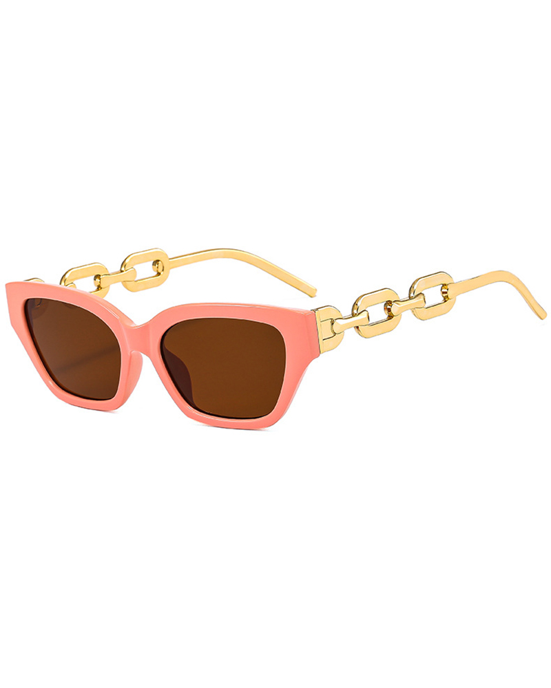 

1Pair Vintage Cat Eye Frame Sunglasses, Pink