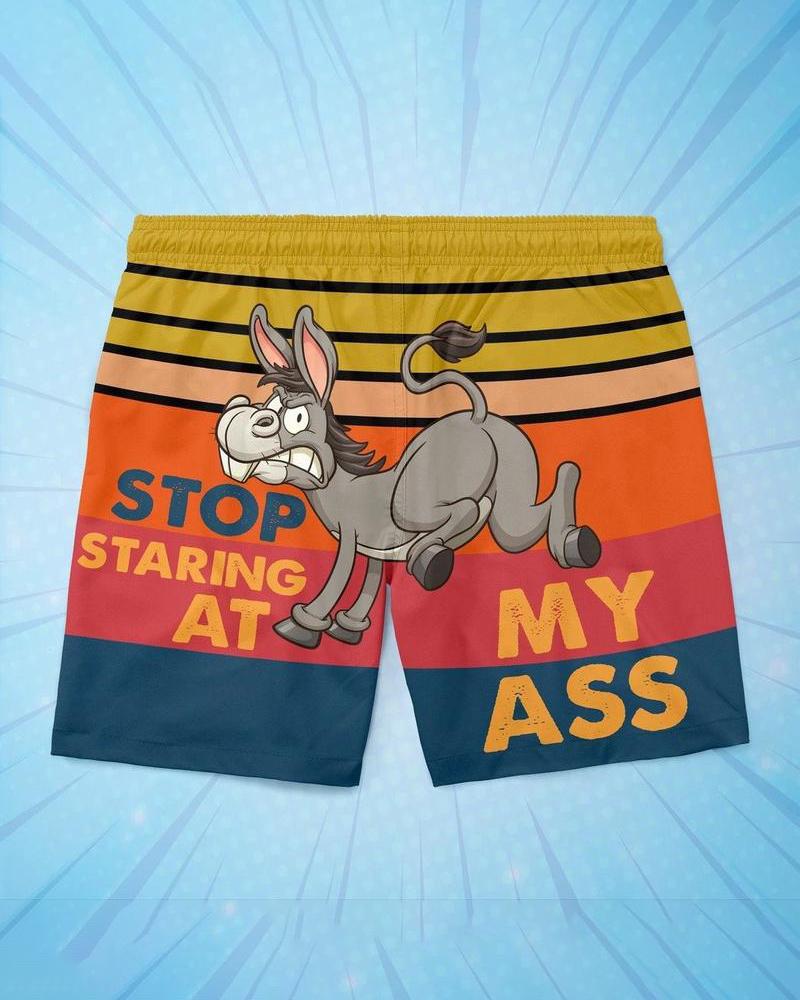 

Donkey Colorblock Loose Drawstring Shorts, Multicolor