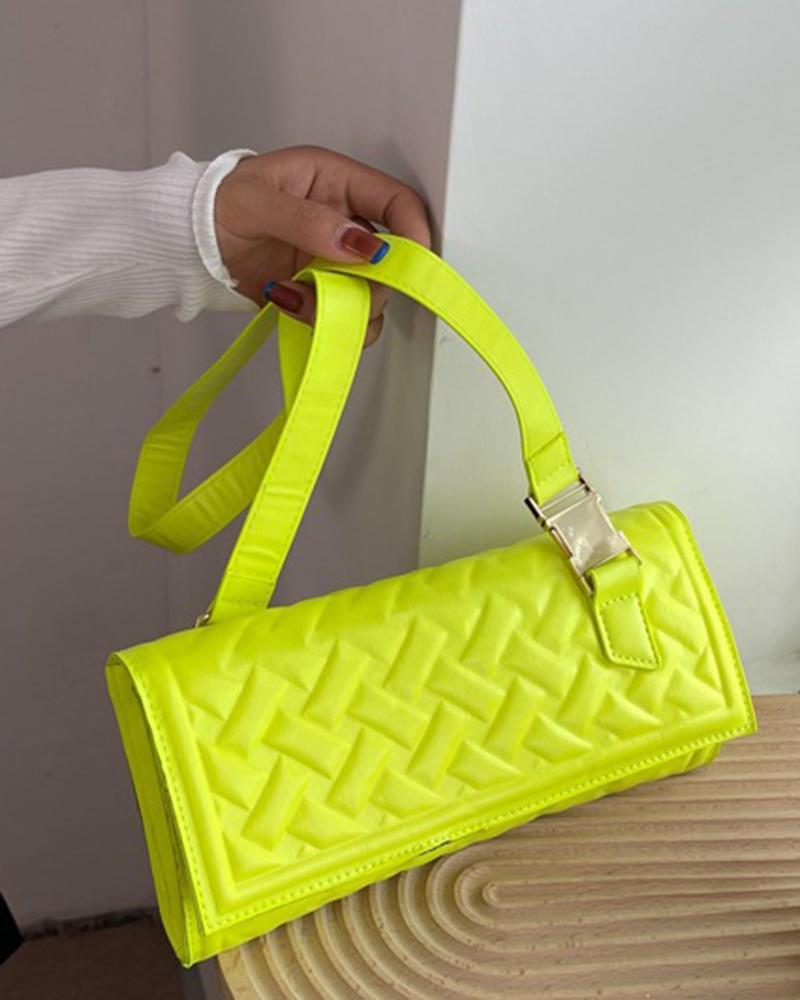 

Flap Magnet Trendy Crossbody Bag, Yellow