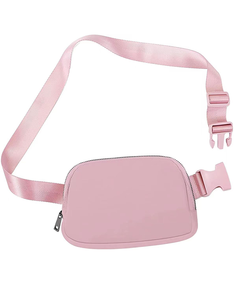 

Women's Fanny Pack Outdoor Sporty Crossbody Belt Bag, Pink