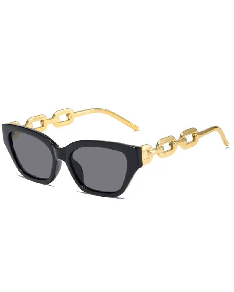 

1Pair Vintage Cat Eye Frame Sunglasses, Black