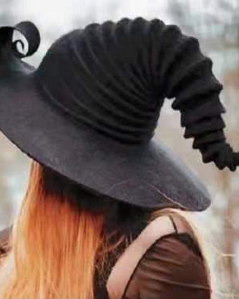 

Halloween Witch Hat Cosplay Props Party Masquerade Costume Accessories Party Decoration Ornaments, Black