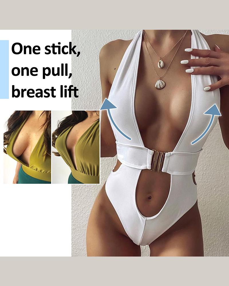 Cinta adhesiva para el cuerpo para levantamiento de senos para empujar hacia arriba la cinta impermeable a prueba de sudor