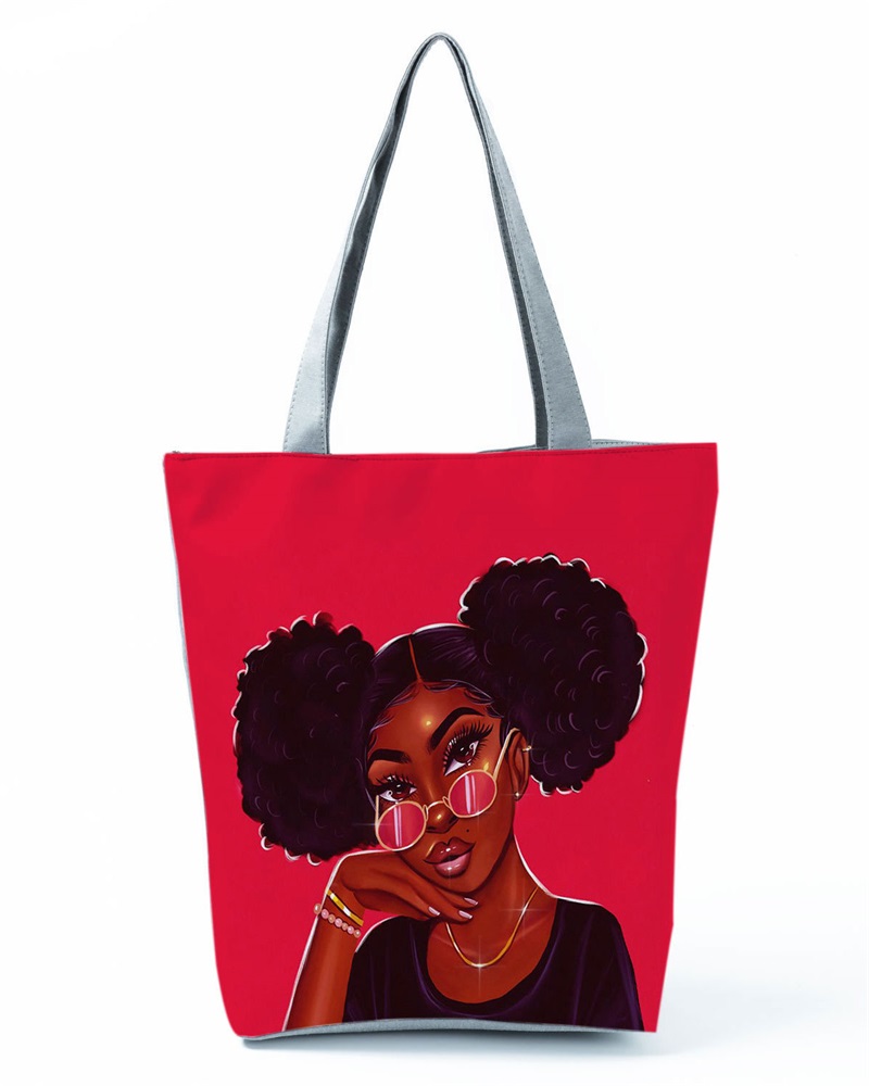 

Figure Print Large Capacity Shopper Bag, Style3