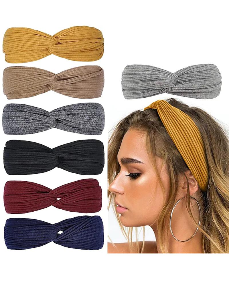 

1pcs Crisscross Ruched Wash Face Hair Holder Hairband, Black
