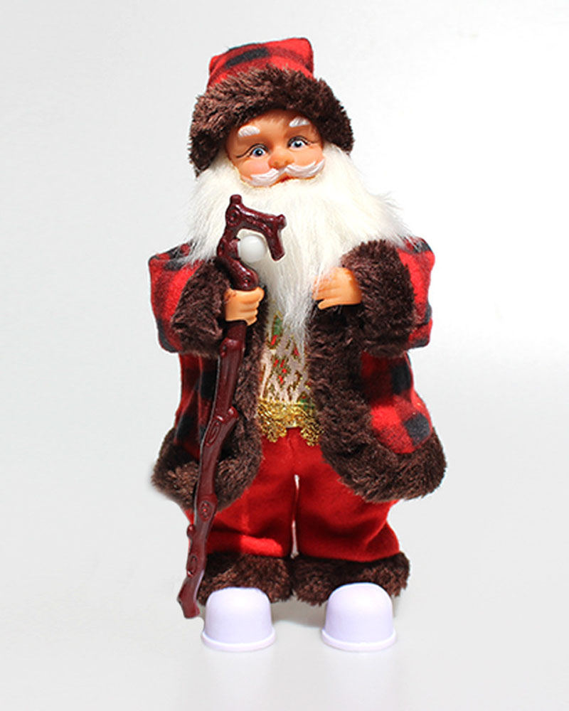 

Christmas Ornaments Santa Claus Doll LED Light Dance Christmas Figurine Holiday Gift Christmas Home Decoration, Style2