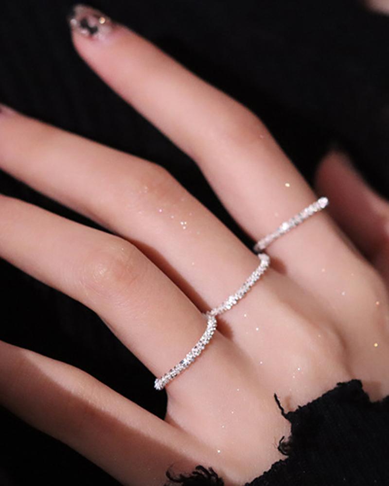 

1pc Minimalist Trendy Fashionable Ring, Silver