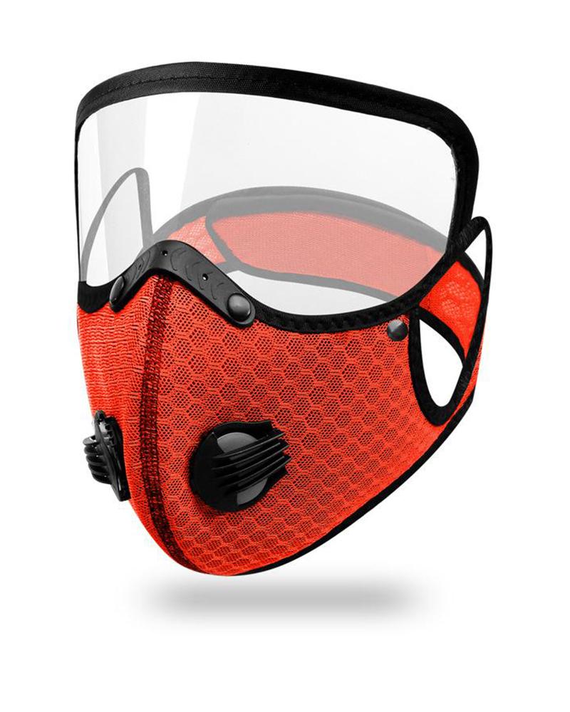 

Activated Carbon Filter Bicycle Anti-dust Mask, Orange
