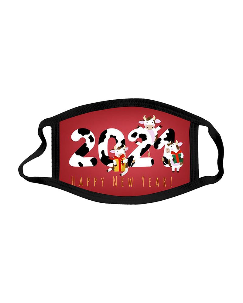

Graphic Letter Print Breathable Face Mask, Style5