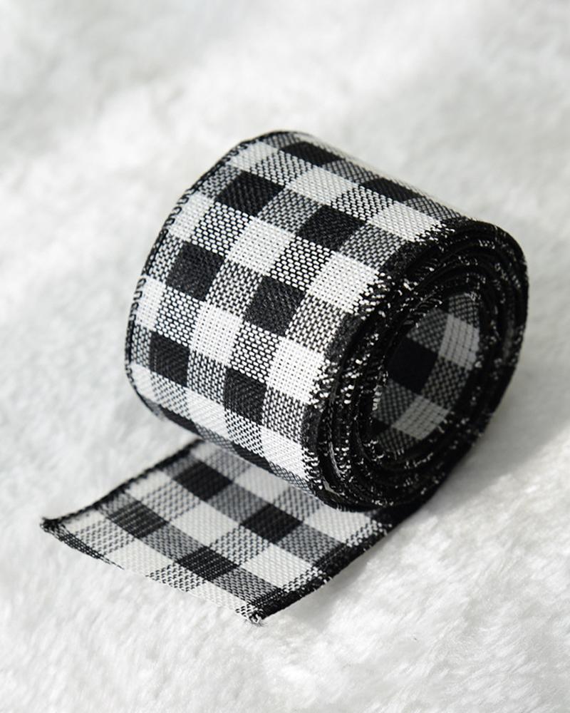 

1Roll Christmas Plaid Colorblock Decorative Tape, Style1