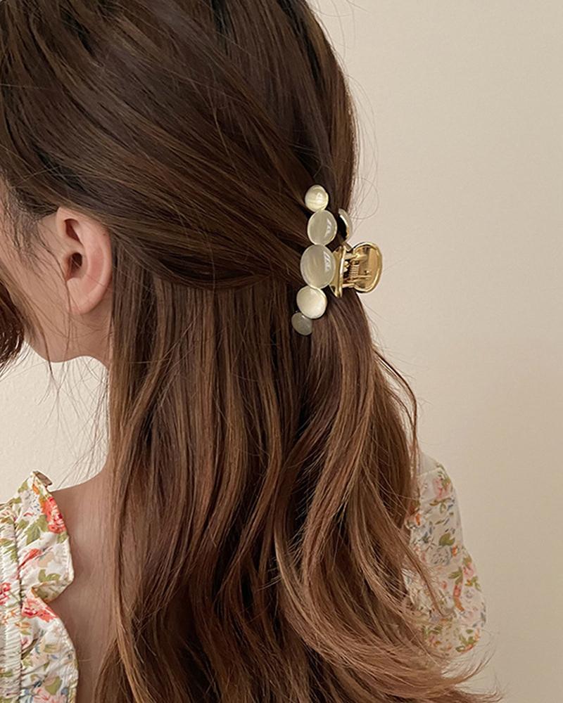 

1pc Rhinestone Decor Hair Claw, Style2