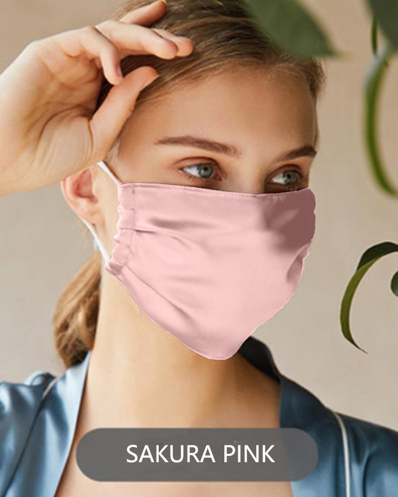 

Silk Outdoor Anti- UV Face Cover, Light pink