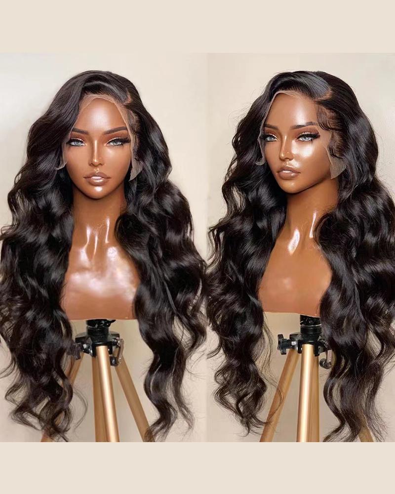 

Body Wave Lace Front Synthetic Hair Wig, Black