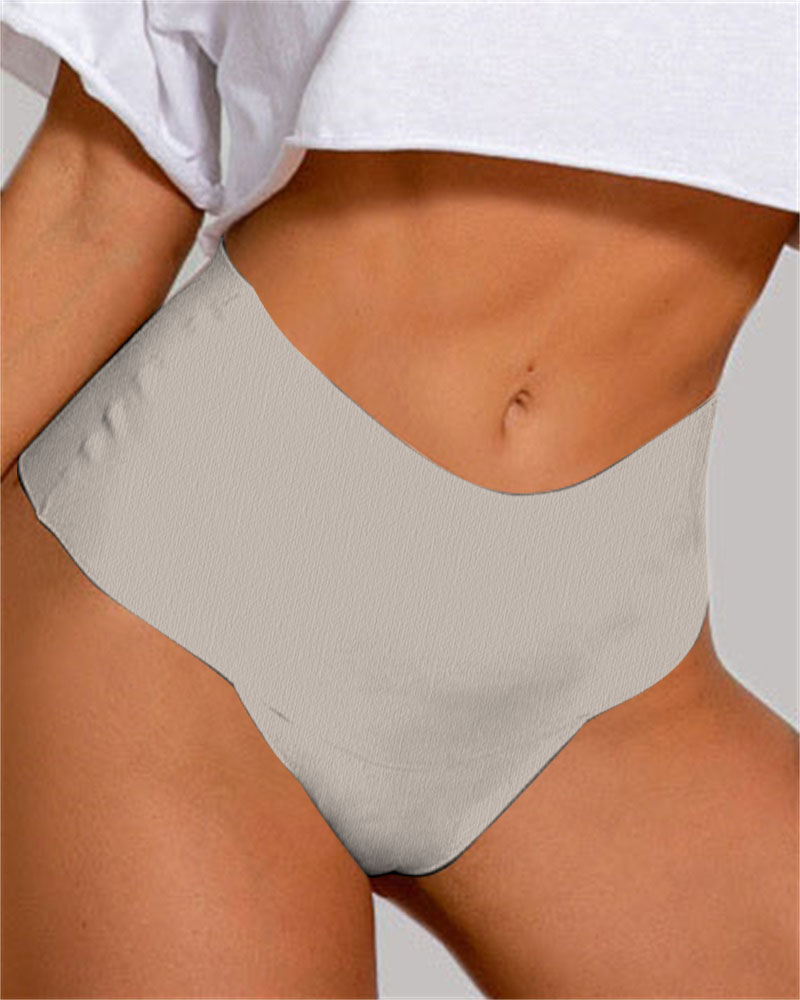 

Seamless High Waist Thong Panty, Style4