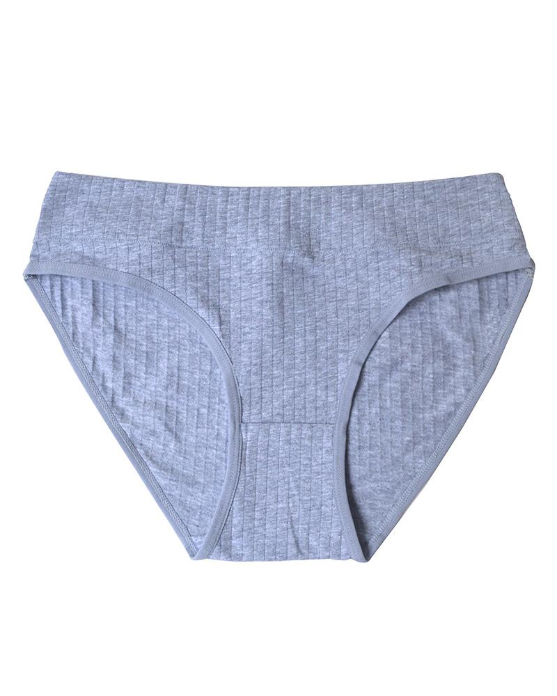 

Plain Basics Cotton Panty, Gray