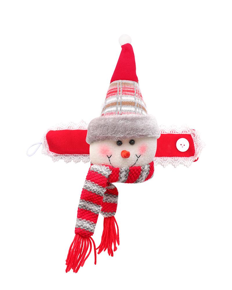 

Christmas Curtain Buckle Ornament Santa Claus Snowman Curtain Buckle Adjustable Retainers, Style2