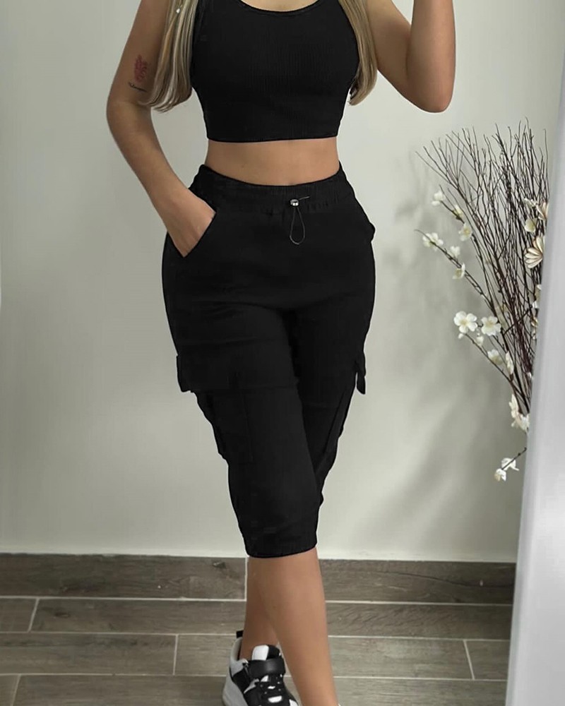 Drawstring Cuff Pants