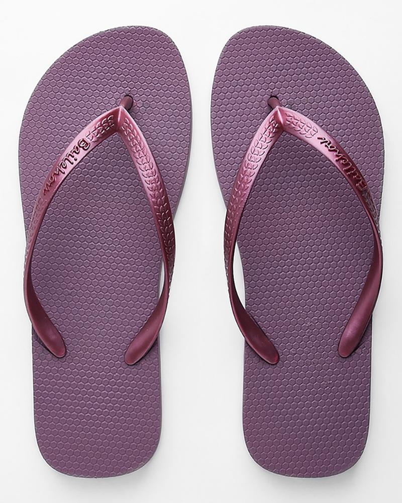 

Non Slip Toe Post Flip Flops, Purple