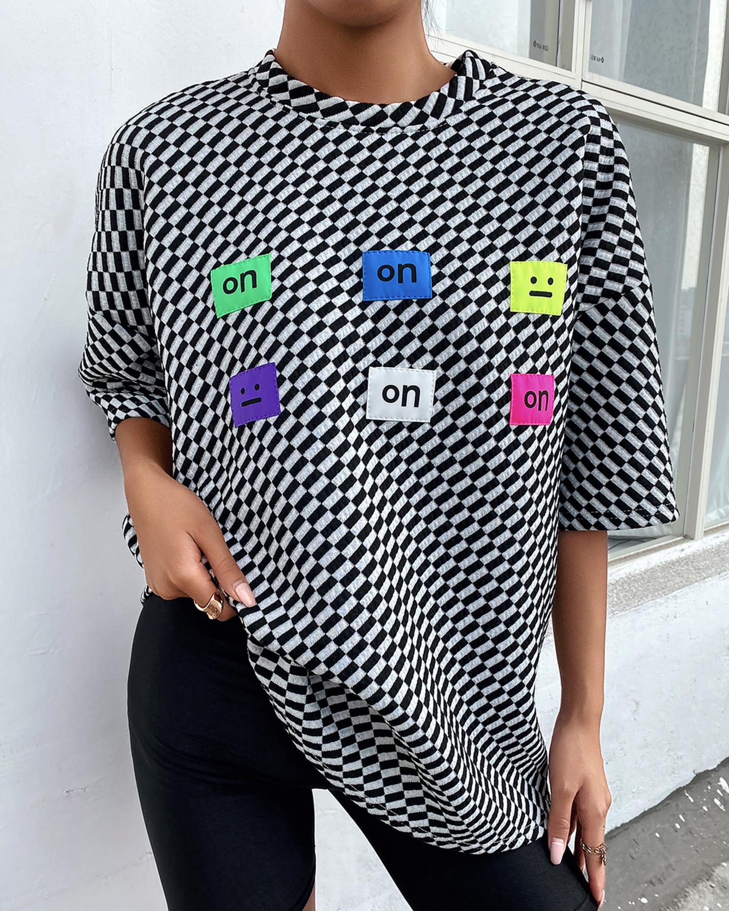 

All Over Print Short Sleeve T-shirt, Multicolor