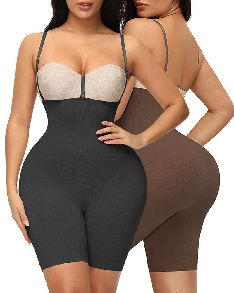 

Seamless Tummy Control Butt Lifting Shapewear, Black