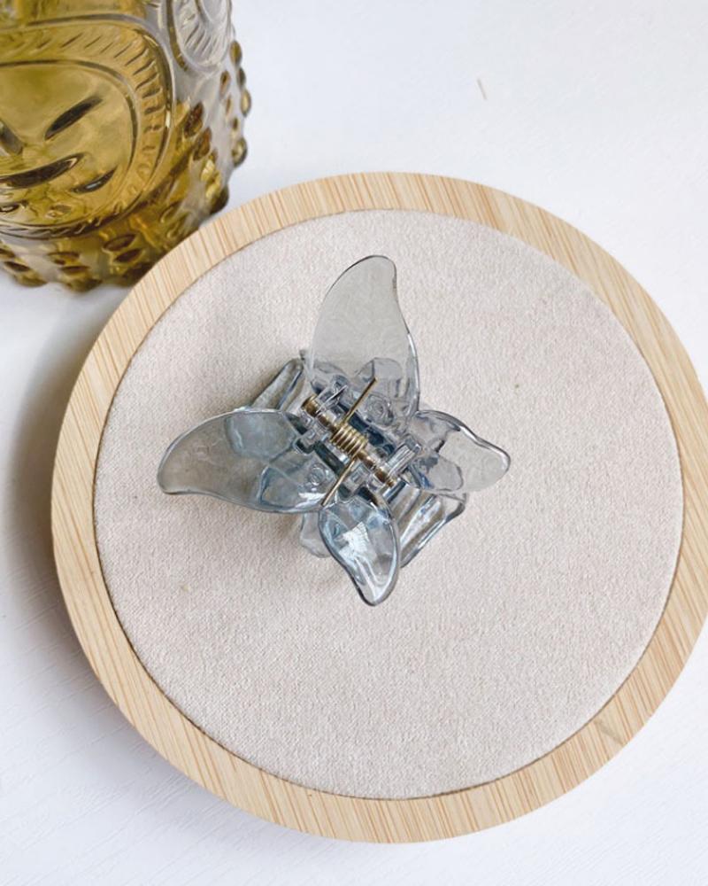 

1pc Butterfly Shaped Hair Claw, Blue