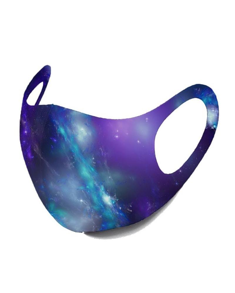 

Starry Sky / Camouflage / Colorblock Breathable Face Mask, Style10