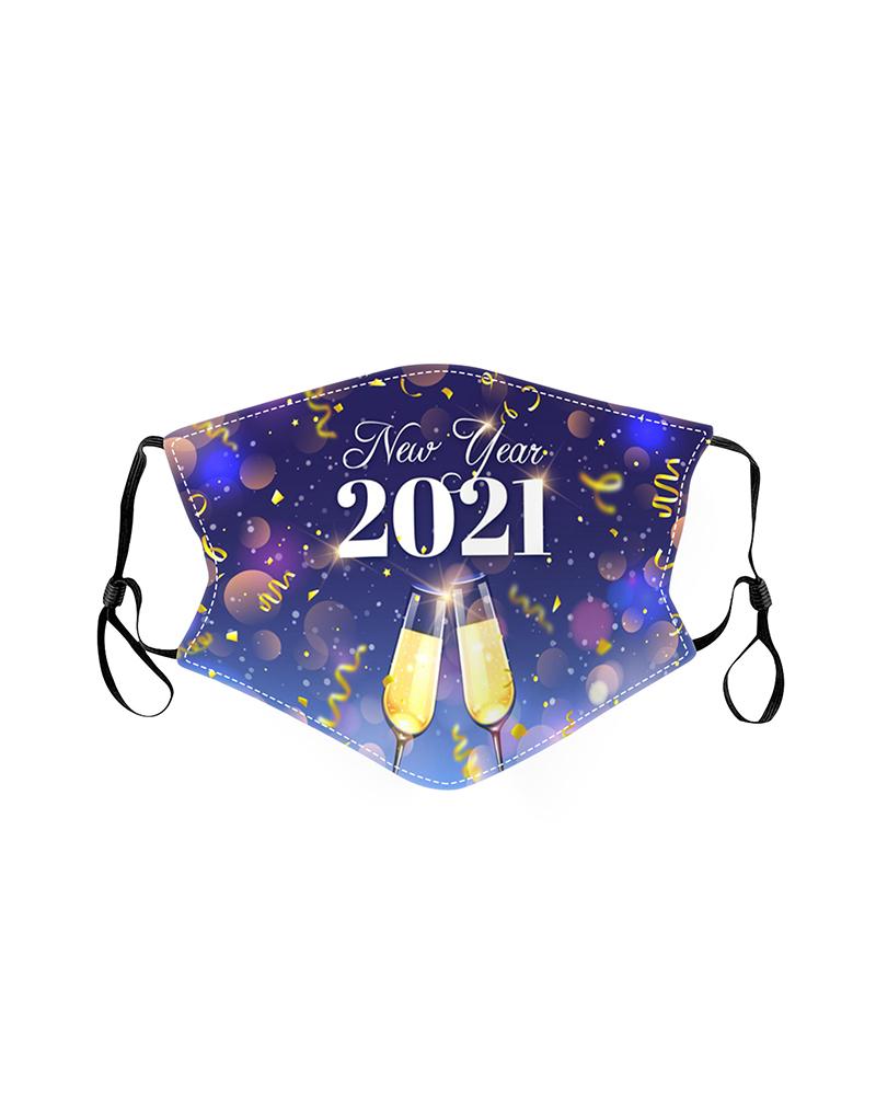 

Graphic Letter Print Breathable Face Mask, Style3