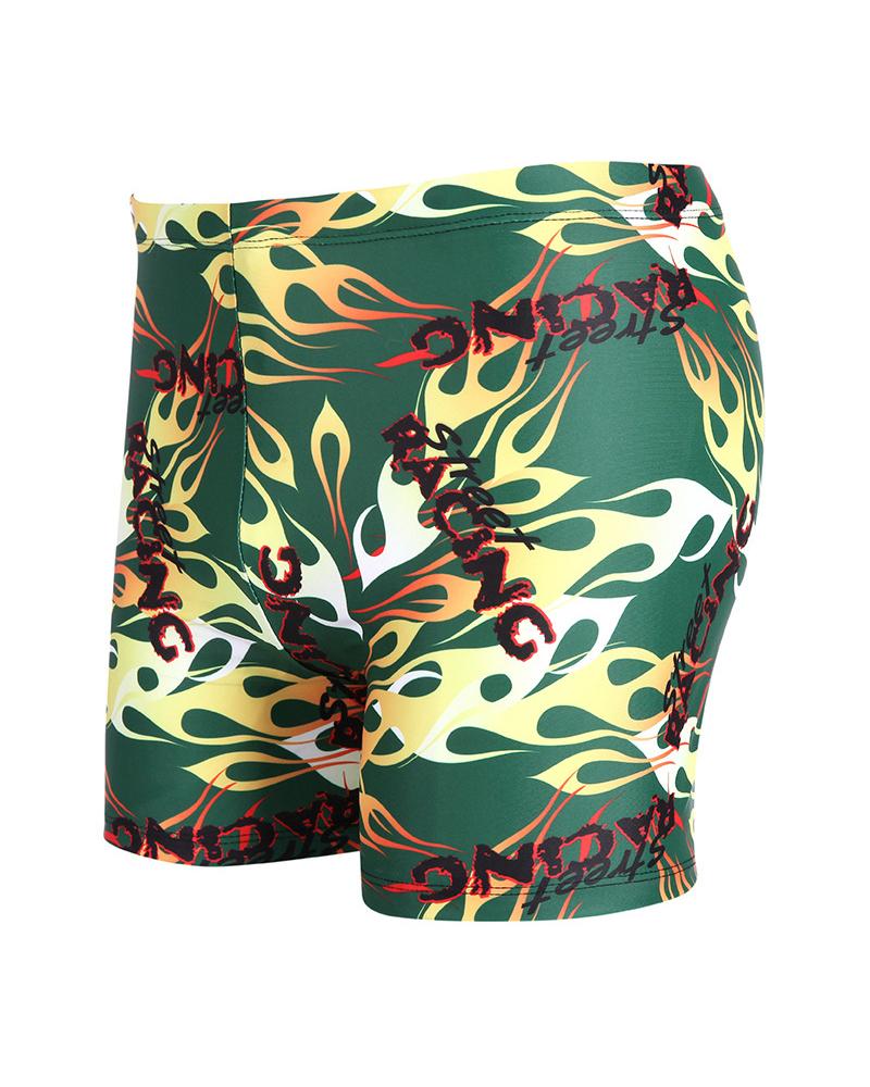 

Camouflage Print Loose Speed Dry Beach Shorts, Army green