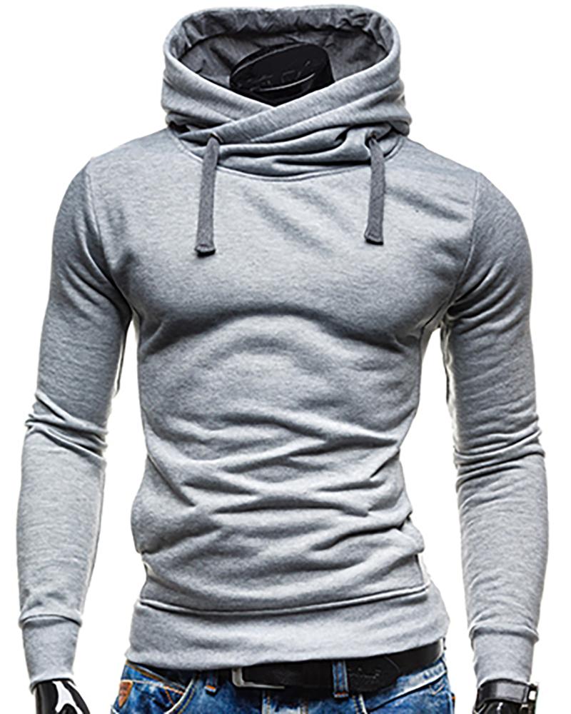 Men long sleeve. Longsleeve Hoodie Slim Fit. Спортивная кофта на шнурке. Long Sleeve High Neck.