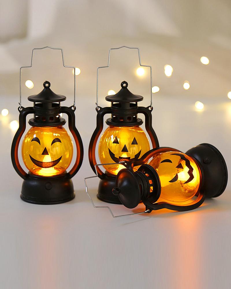 

Horror Halloween Decorations For Home Pumpkin Lantern Lamp Halloween Kids Toys Candle Light Halloween Ornaments, Style1