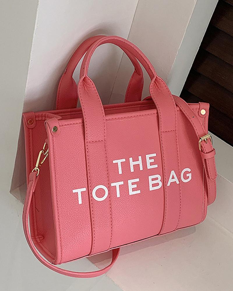 

Large Capacity Fashion Work Travel Tote Bag, Hot pink