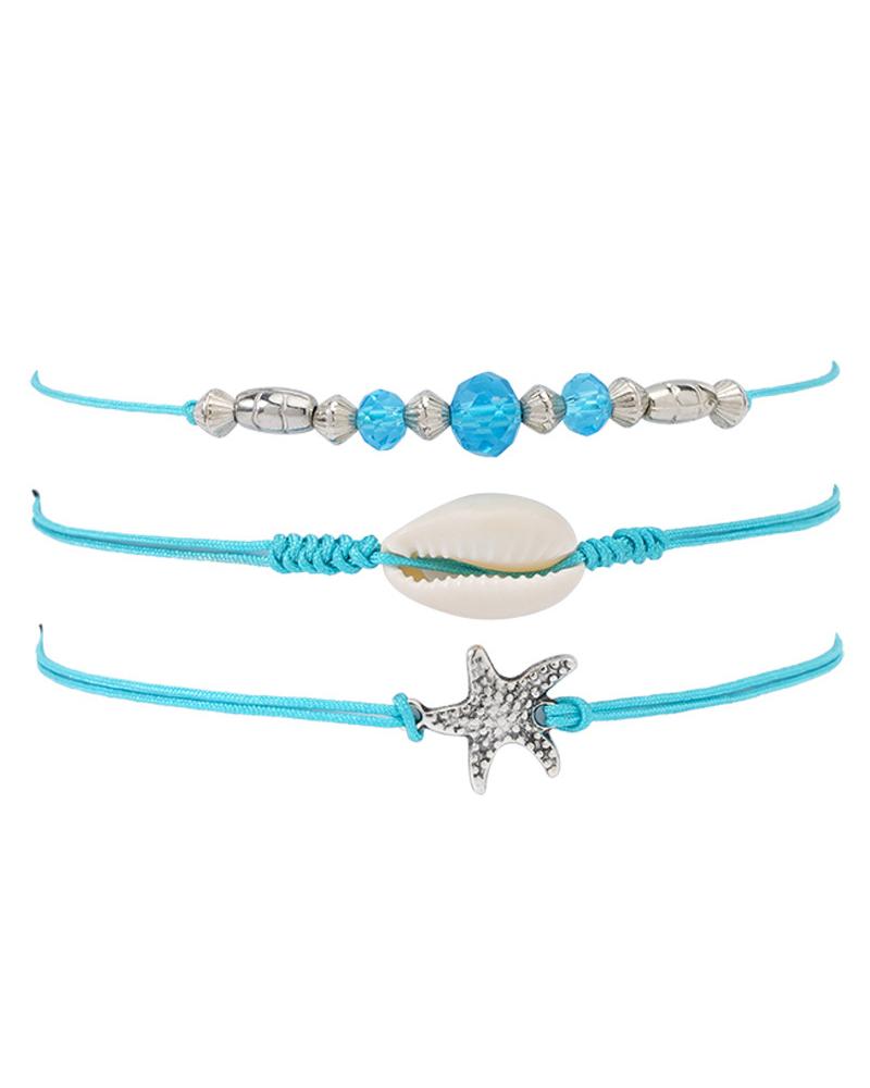

3/4PCS Sunflower Turtle Decor Bracelet, Style6