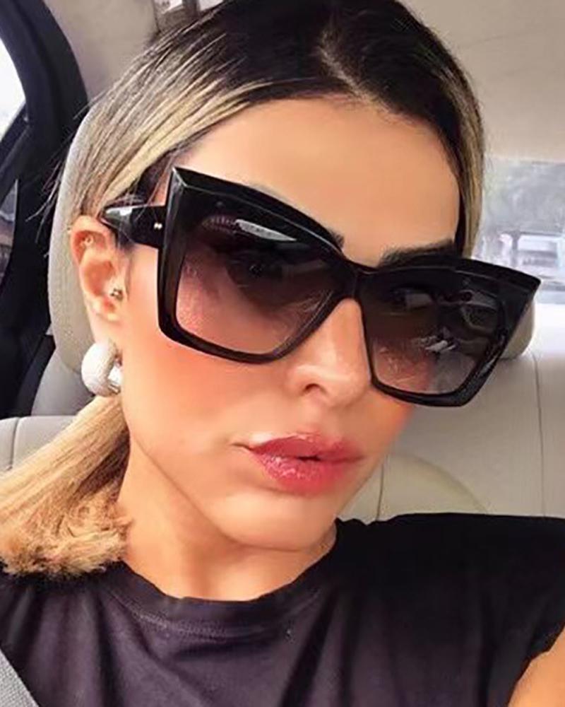 1Pair Ombre Lens Cat Eye Frame Fashion Sunglasses