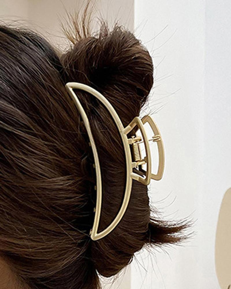 

1pc Pearls Decor Minimalist Hair Claw, Style3