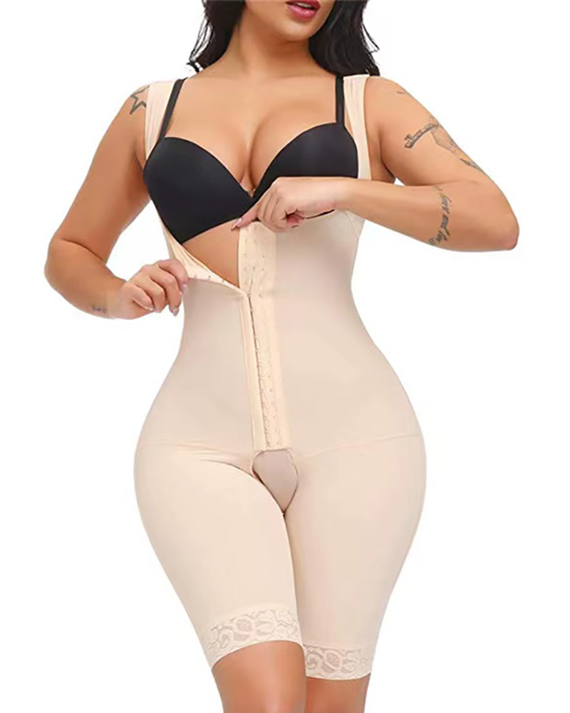 

Fullbody Waist Shaper Corset Tummy Control Buttock Enhancement Body Shaper, Nude