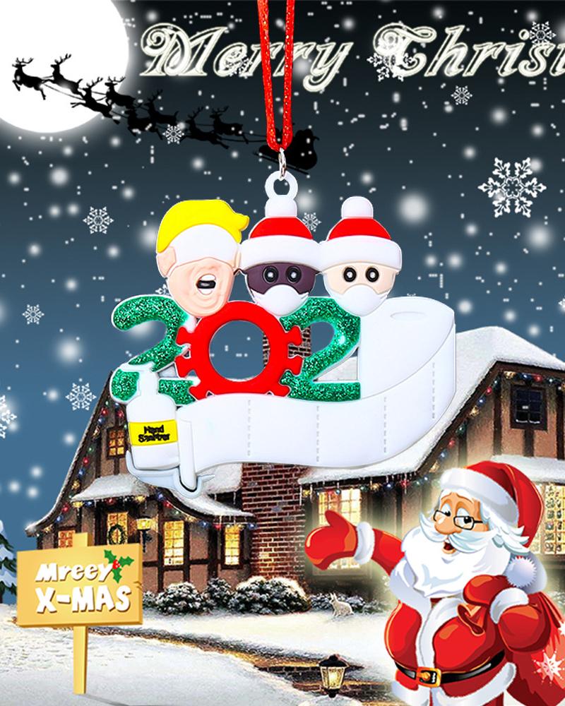 

Christmas Trump With Toilet Paper Ornament, Style1