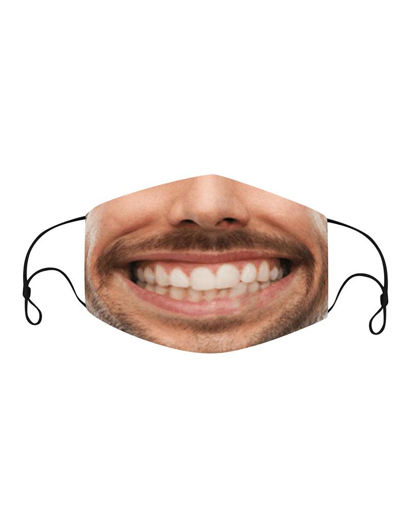 

Funny Face Expression Breathable Face Mask, Style3