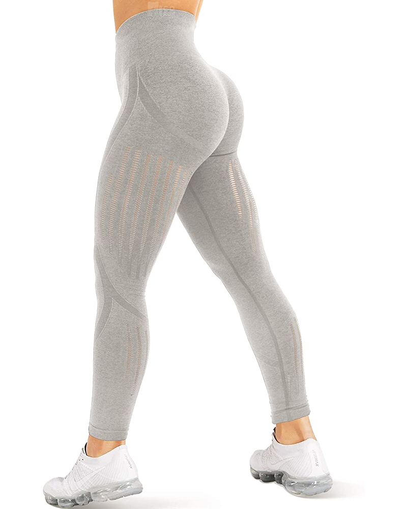 

Vital Seamless High Waist Leggings Tummy Control Squat Proof Yoga Pants, Gray