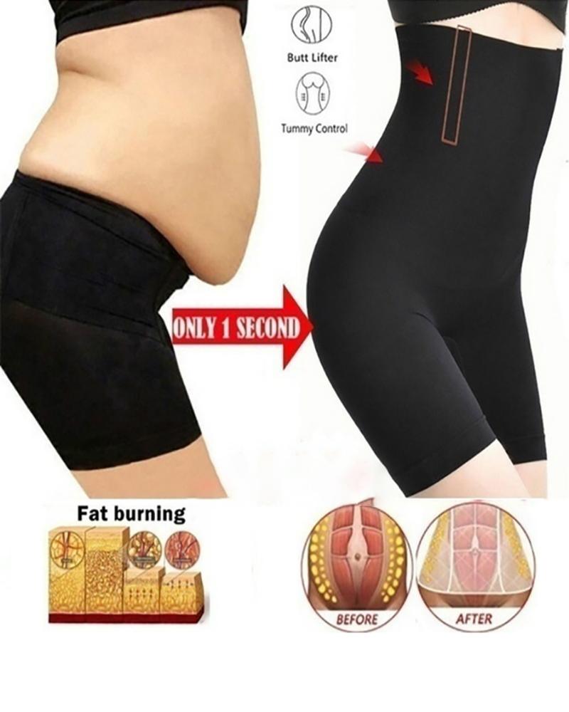 

Culotte de contrôle de ventre de bandage de ventre de ceinture amincissante de post-partum de taille haute, Black