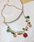 

1pc Jingle Bell Pendant Chain Necklace, Silver
